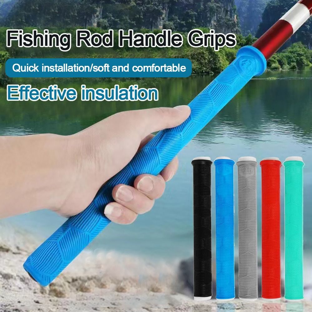 Fishing Rod Repair Kit - Copertura Protettiva Universale Antiscivolo in Silicone