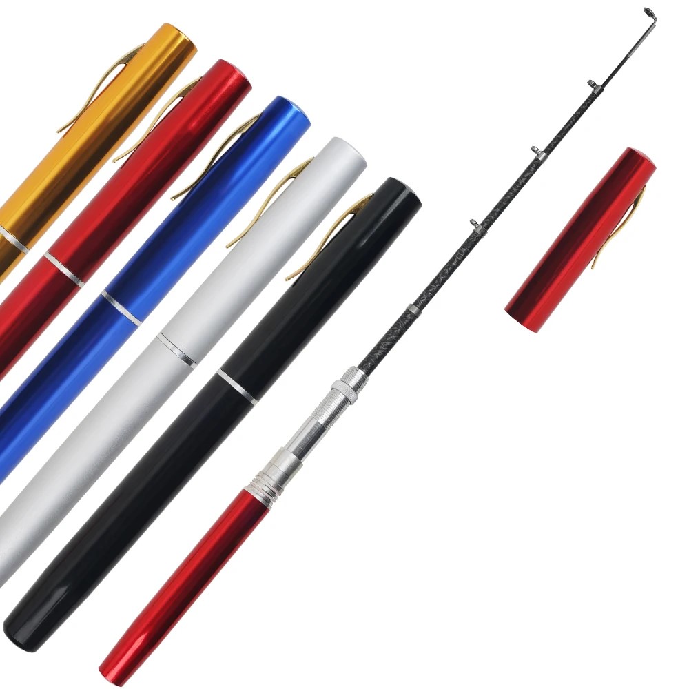 Fishing Rod Ice - Canna da pesca con penna tascabile
