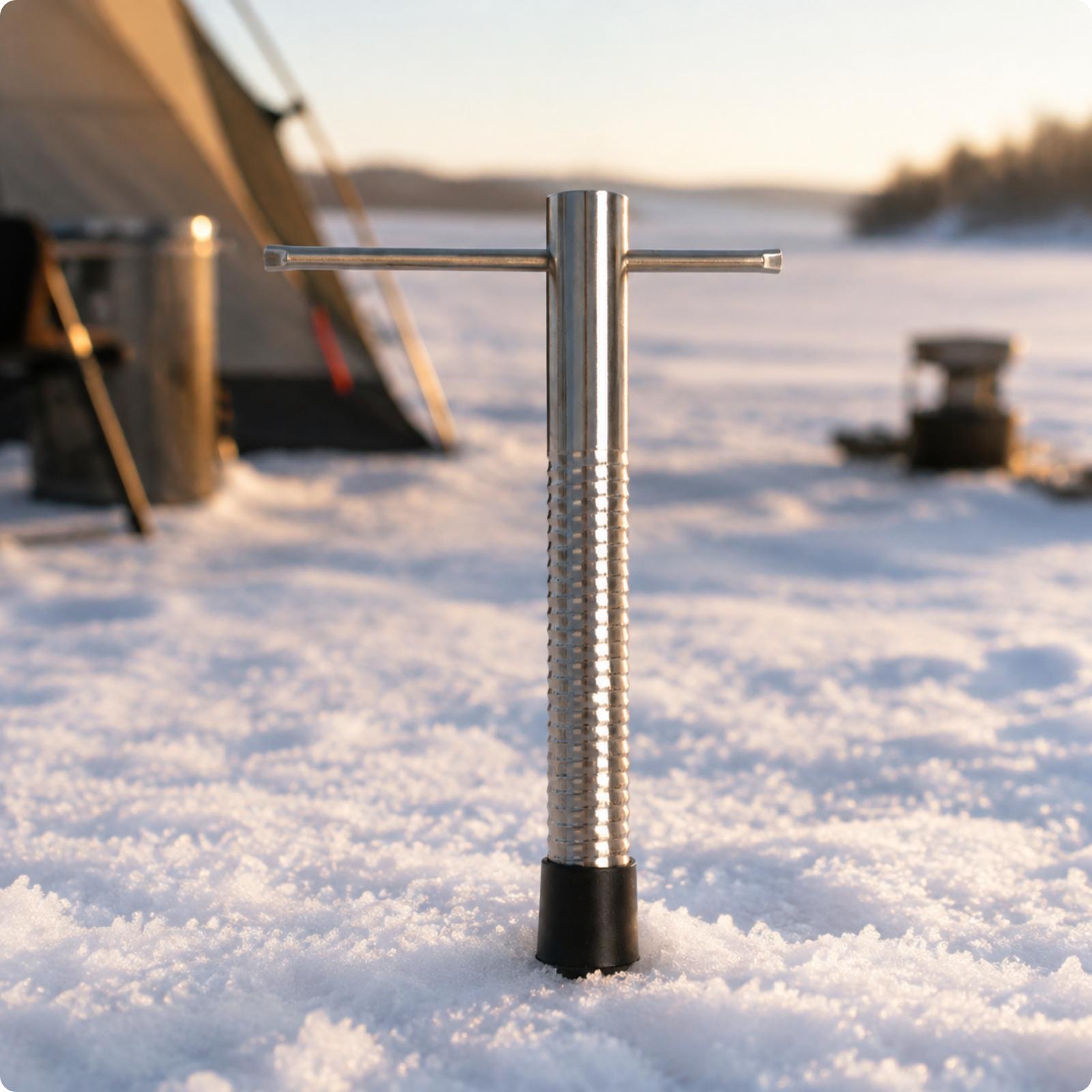 Trapano per ghiaccio in acciai - Fishing Rod Ice recensione e prezzo