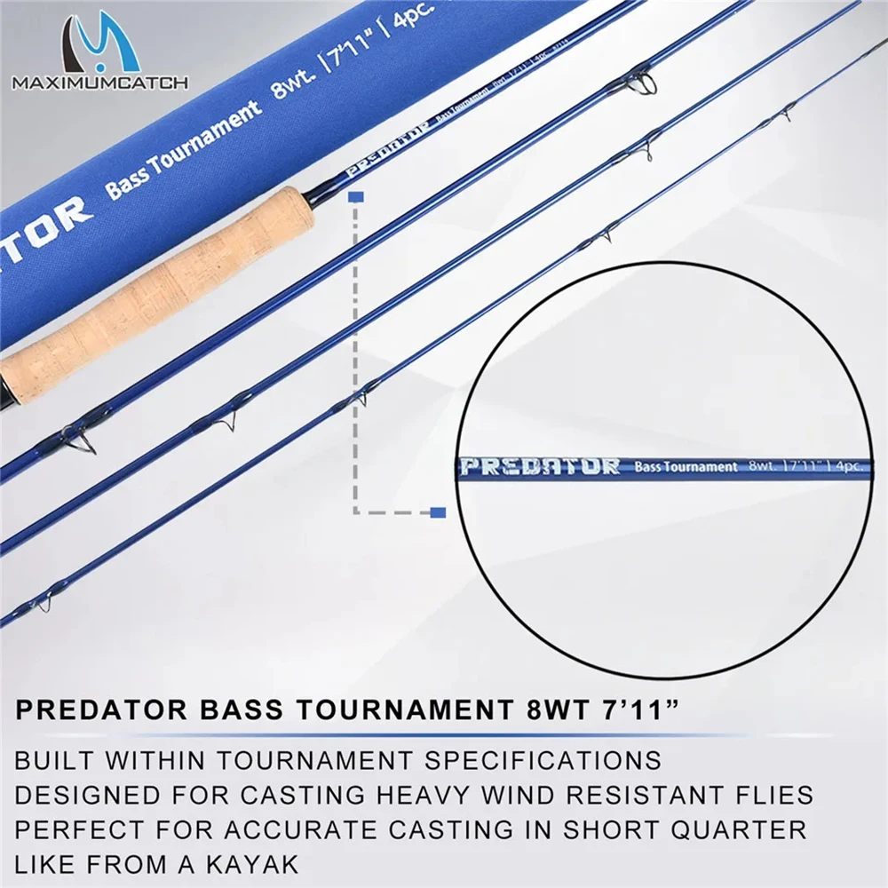 MAXIMUMCATCH 9ft 8-12WT Predat - Fishing Rod Ice recensione e prezzo
