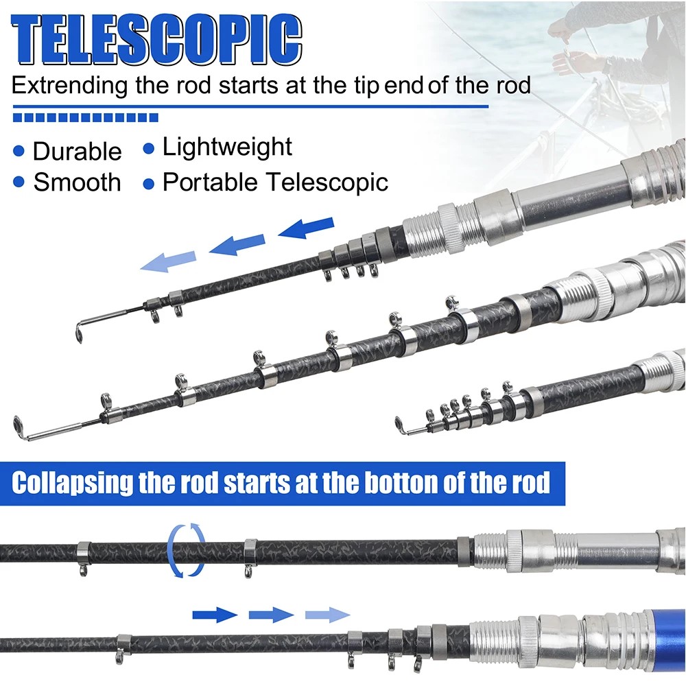 Canna da pesca con penna tasca - Fishing Rod Ice recensione e prezzo